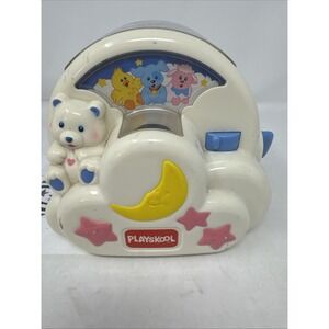 Baby Playskool Musical Nursery Light Ceiling Stars Moon Vintage 1995